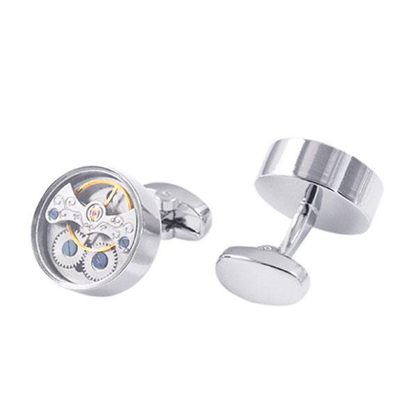 

Watch Movement Cufflinks, White