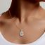 Pear Cut Solitaire Pendant Necklace