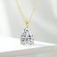 Pear Cut Solitaire Pendant Necklace