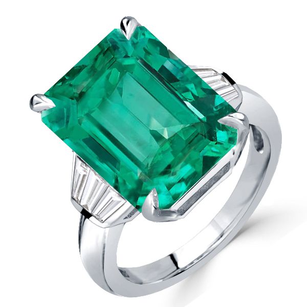 Emerald Cut Gemstone Ring