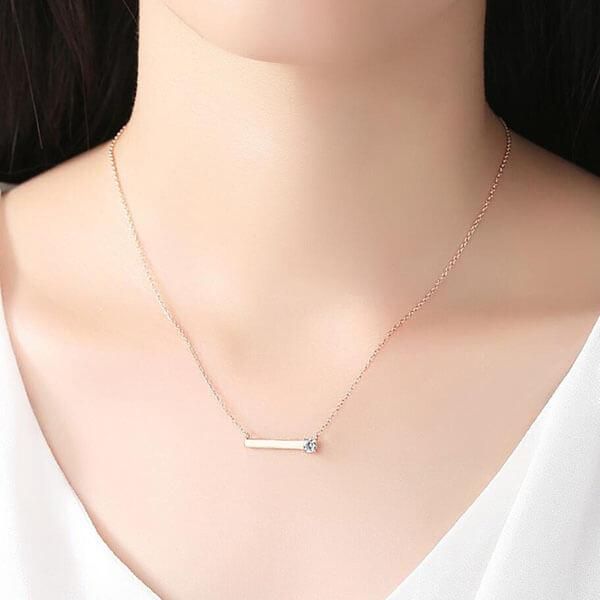 cheap bar necklace