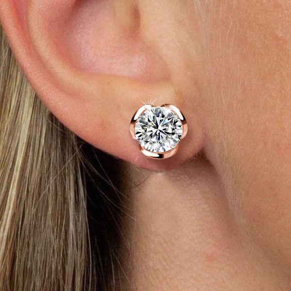 Floral Stud Earrings 