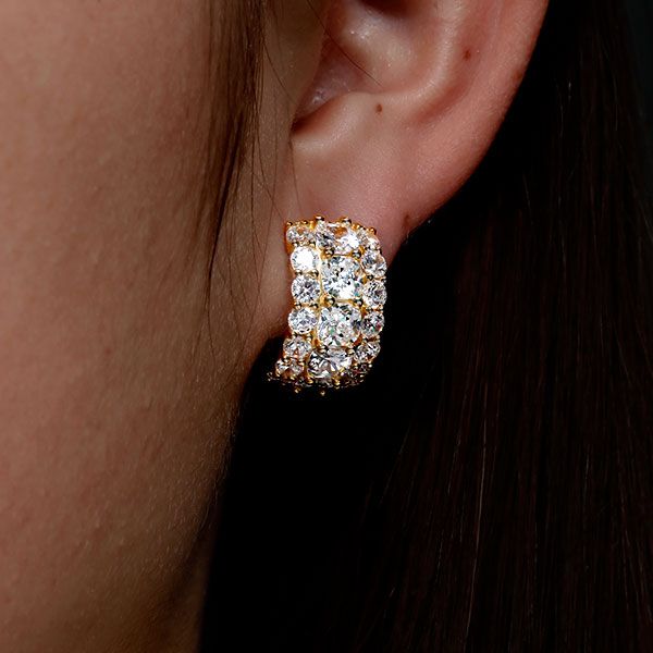 Cushion Cut Earrings