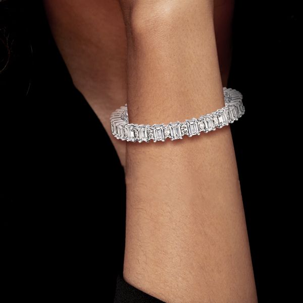 White Sapphire Tennis Bracelet