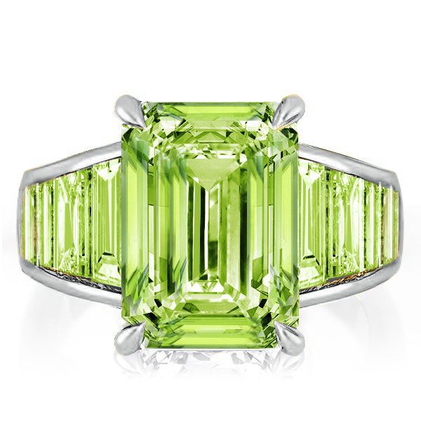 Peridot emerald online cut