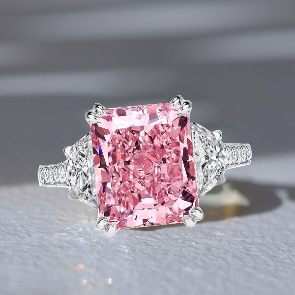 Italo Pink Ring Oval Cut Engagement Ring Affordable
