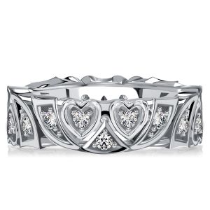 Italo Vintage Eternity Band For Women Anniversary Rings