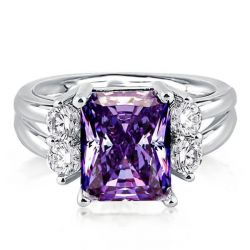 Amethyst Engagement Ring