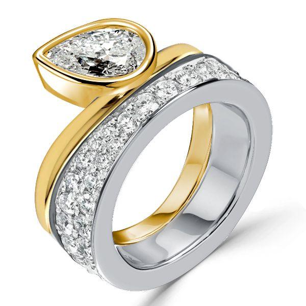 Exquisite Pear Shaped Wedding Ring Sets: A Guide to Perfect Elegance