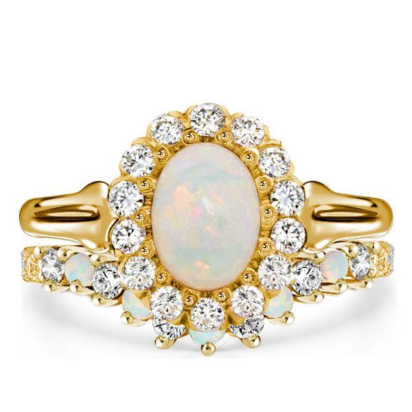 Opal Wedding Ring Set: A Perfect Symbol of Love and Elegance