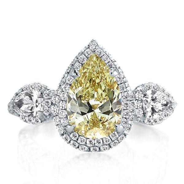 Discover the Timeless Beauty of the Three Stone Halo Engagement Ring