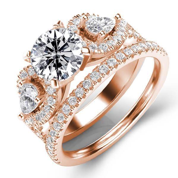 The Perfect Choice: Rose Gold Wedding Ring Set