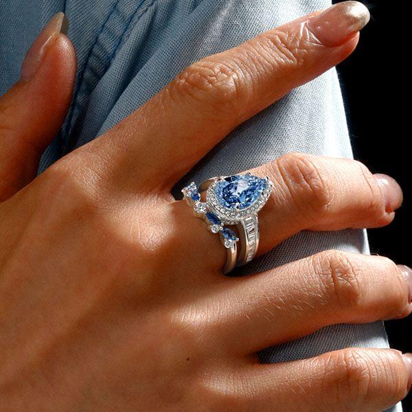 Blue Engagement Ring Sets: Unique and Timeless Choices for Your Special Moment