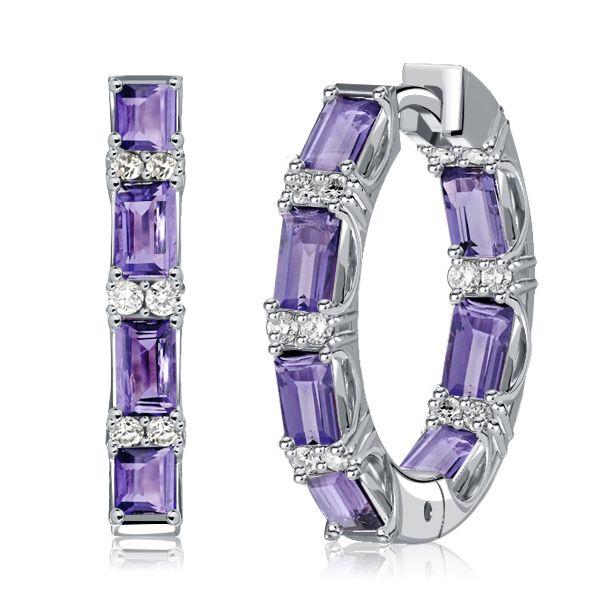 Amethyst Earrings Silver: Enhance Your Style with Luxurious Purple Gemstones