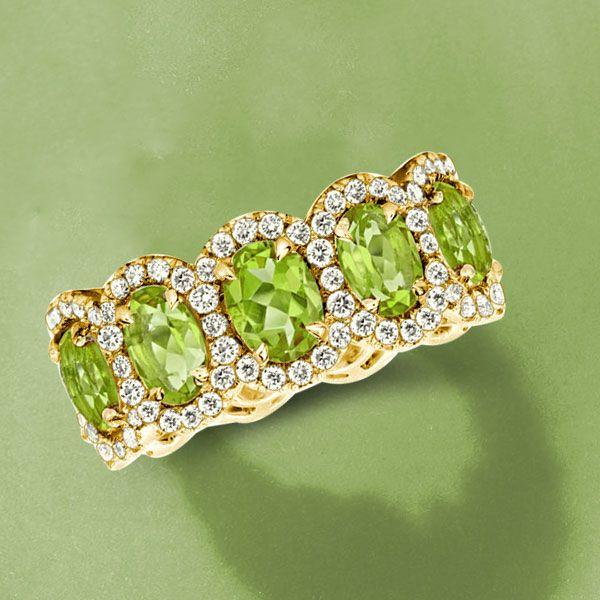 Peridot Rings August Birthstone Ring