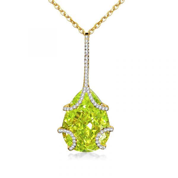 What Color is a Peridot Necklace for Women, and What Does It Represent?