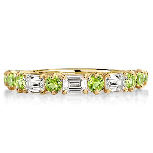 Timeless Elegance: The Peridot Eternity Band