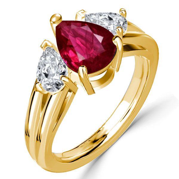 Golden Ruby Ring: The Perfect Symbol of Love