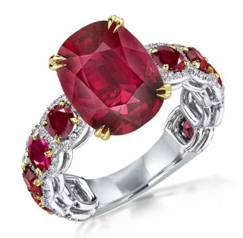 Exquisite Ruby Wedding Rings: A Symbol of Love and Passion