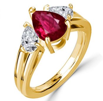 Golden Ruby Ring: The Perfect Symbol of Love