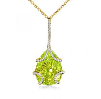 What Color is a Peridot Necklace for Women, and What Does It Represent?