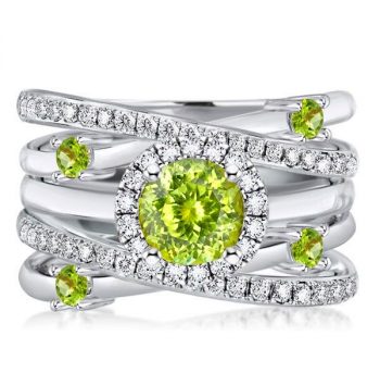 The Best Online Jewelry Store for Your Peridot Wedding Ring Set