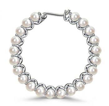 Silver Pearl Hoop Earrings: Timeless Elegance for Every Occasion